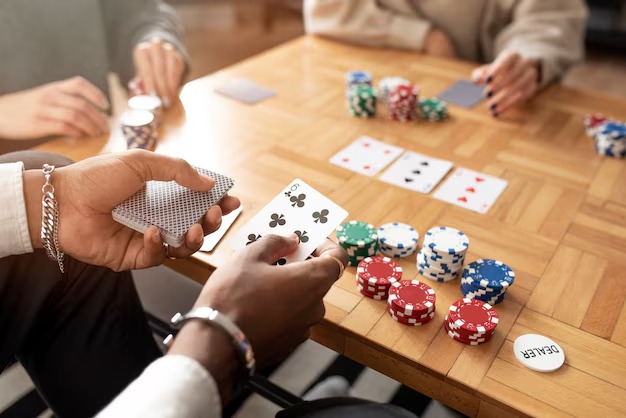 Settlement screen after Bandar Poker hand concludes on bromo77